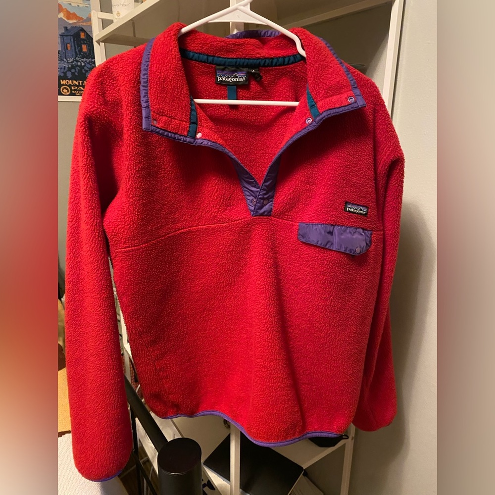 Vintage men’s Patagonia snap fleece